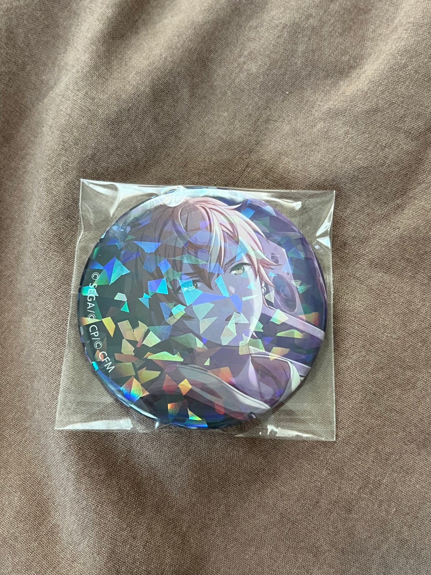 Project Sekai - Akito Shinonome "Because We're Partners" Circle Holographic Badge [UNTRAINED]