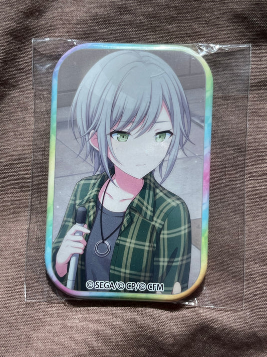Project Sekai - Shiho Hinomori "Putting Feelings Into Words" Square Badge [UNTRAINED]