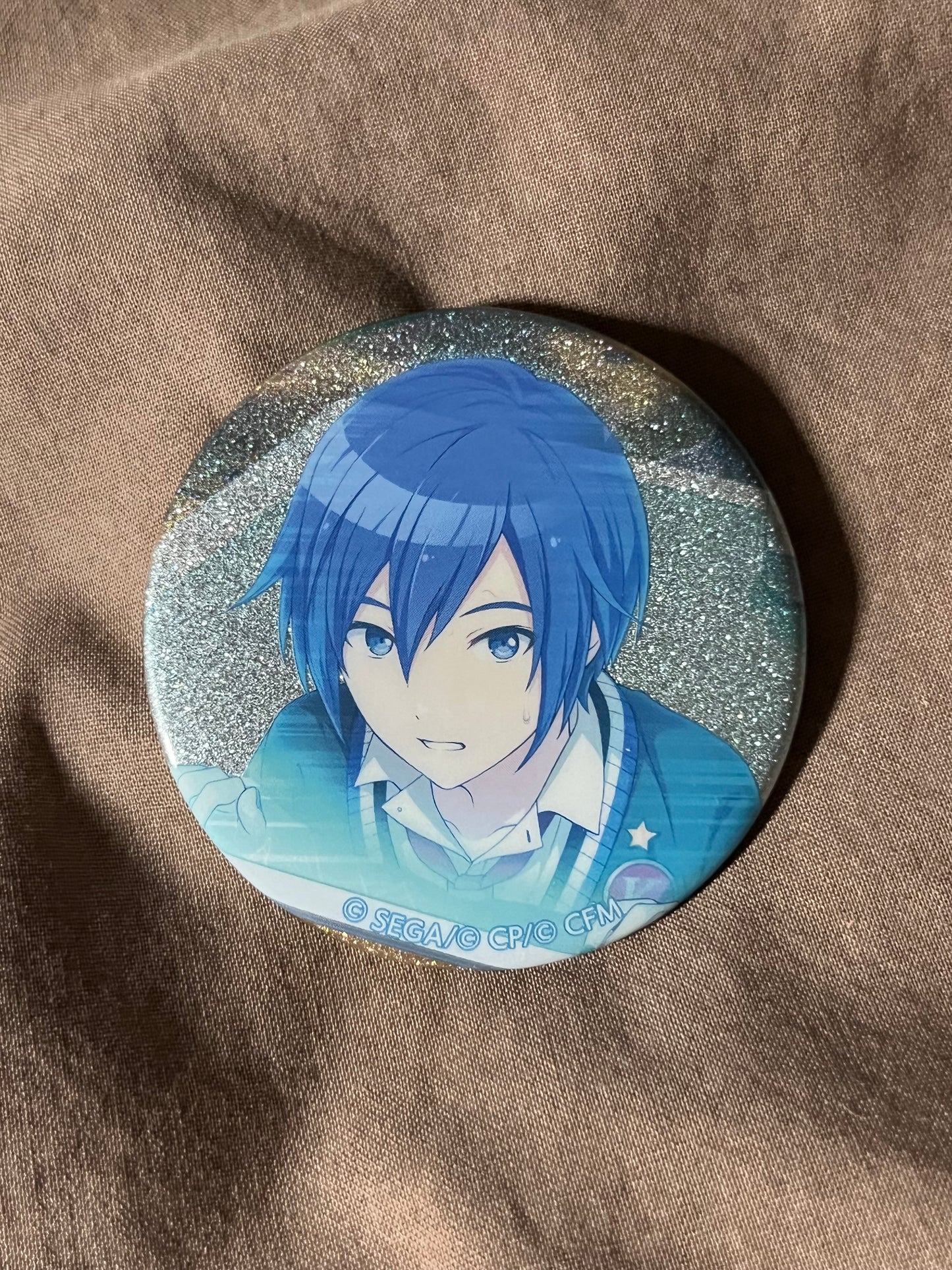 Project Sekai - KAITO "A Curious Rascal" Circle Glitter Badge [UNTRAINED]