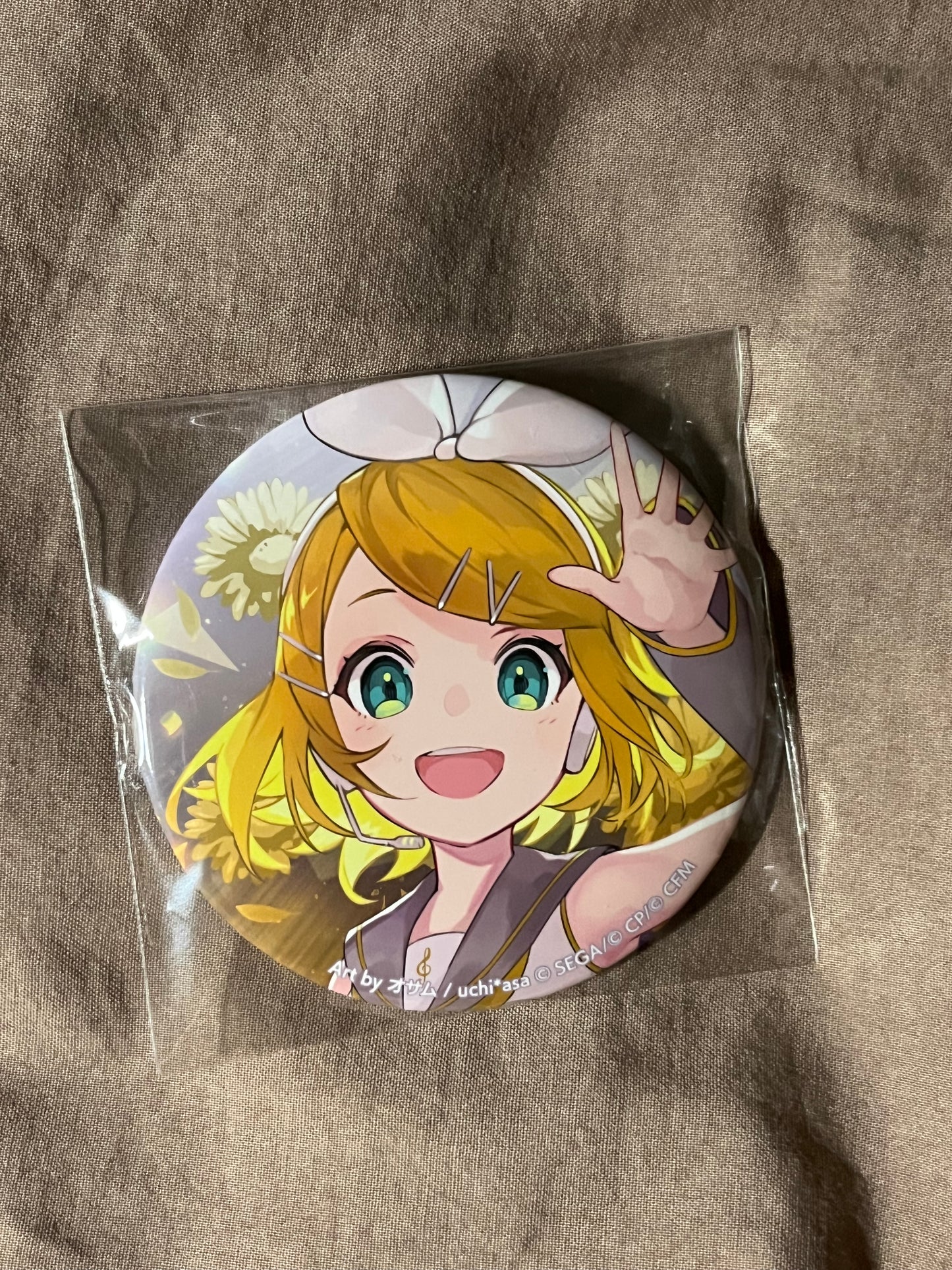 Project Sekai - Kagamine Rin “4th ANNIVERSARY BRILLIANT STAGE Connect Live” Circle Badge