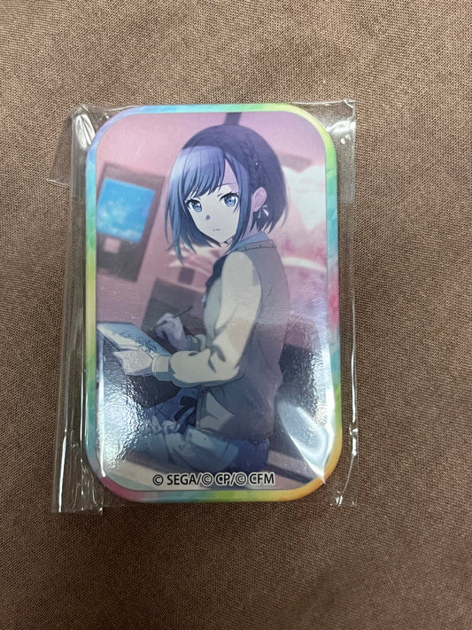 Project Sekai - Ena Shinonome "In This Singing City" Square Badge [UNTRAINED]