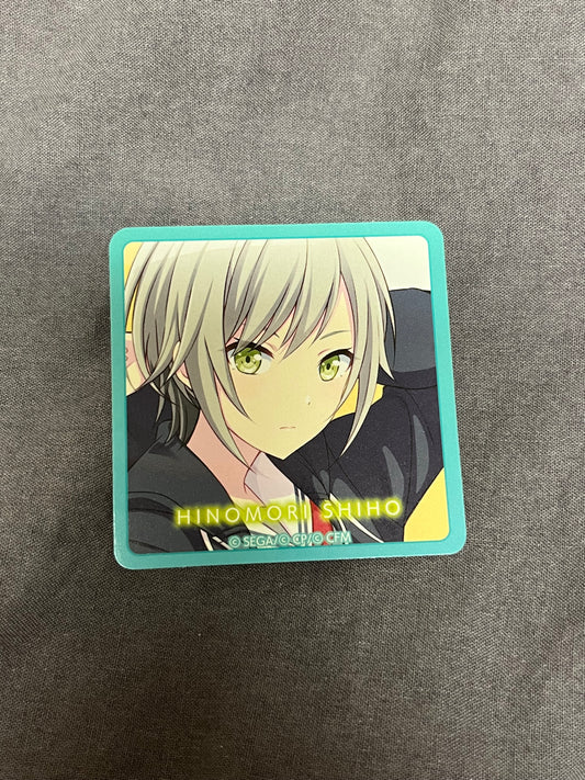 Project Sekai - Shiho Hinomori “Inital” 1☆ Square Sticker