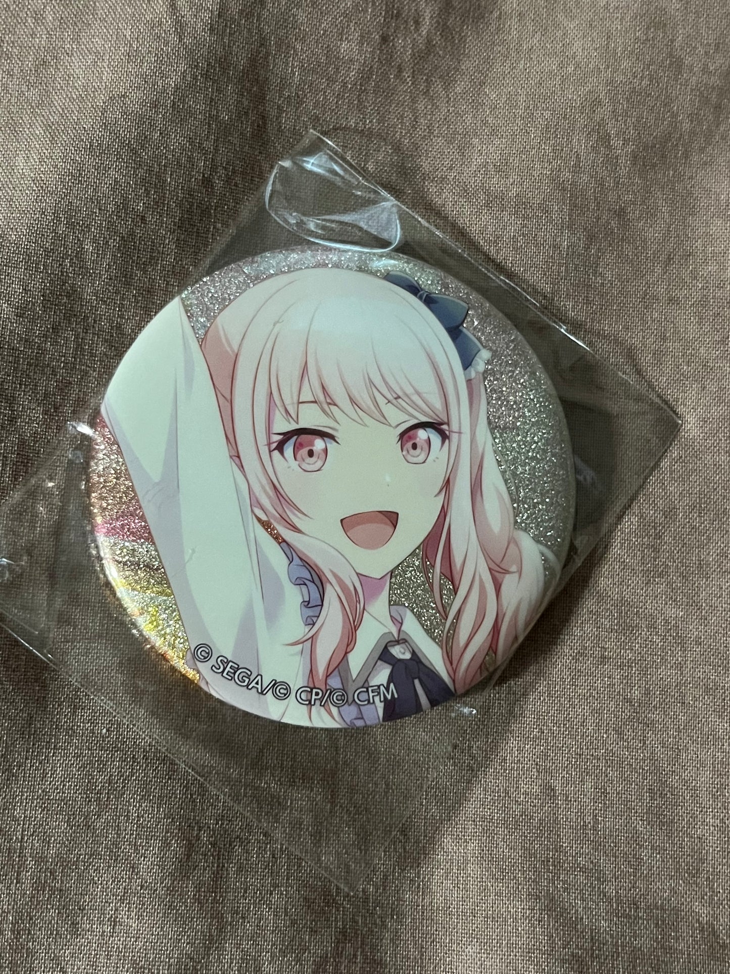 Project Sekai - Mizuki Akiyama “Someday, From the Depths of Despair” Circle Glitter Badge [UNTRAINED]