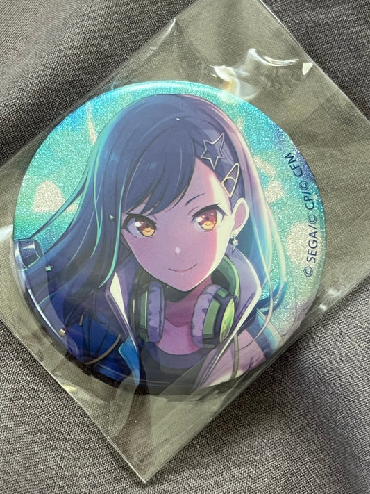 Project Sekai - An Shiraishi “Top-Notch Service!” Circle Glitter Badge [TRAINED]