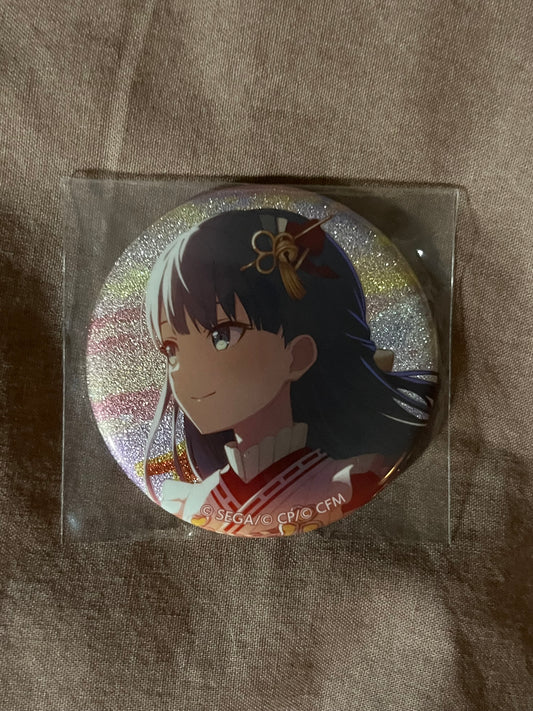 Project Sekai - Haruka Kiritani “Beyond Prayers, the Tomorrow We Wish for Is...” Circle Glitter Badge [TRAINED]