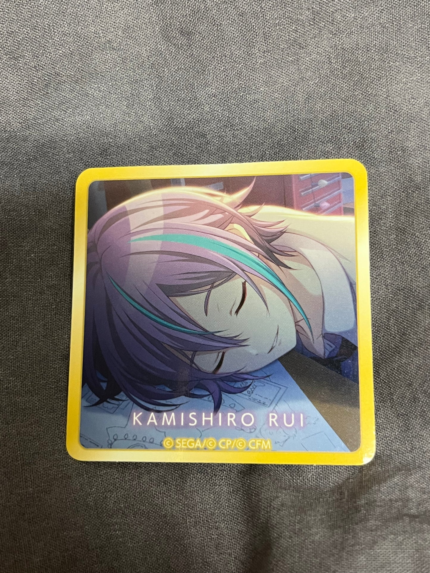 Project Sekai - Rui Kamishiro “On a Holy Night, with This Singing Voice” Square Sticker [UNTRAINED]