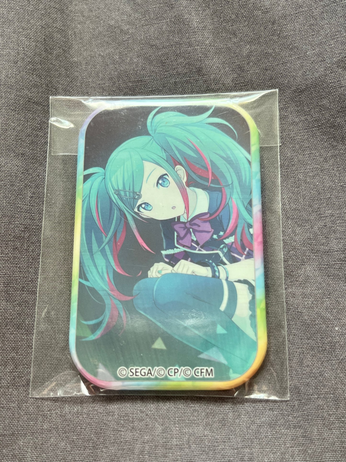 Project Sekai - Hatsune Miku "In This Singing City" Square Badge [UNTRAINED]