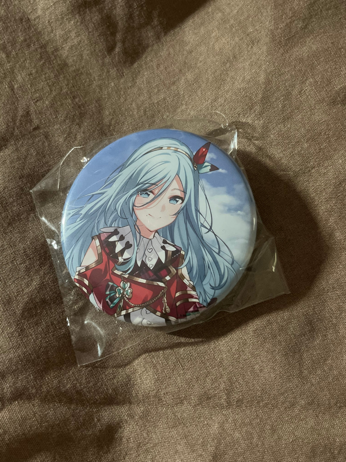 Project Sekai - Shizuku Hinomori "Worldwide Wander / Metamo Re:born" CD Circle Badge