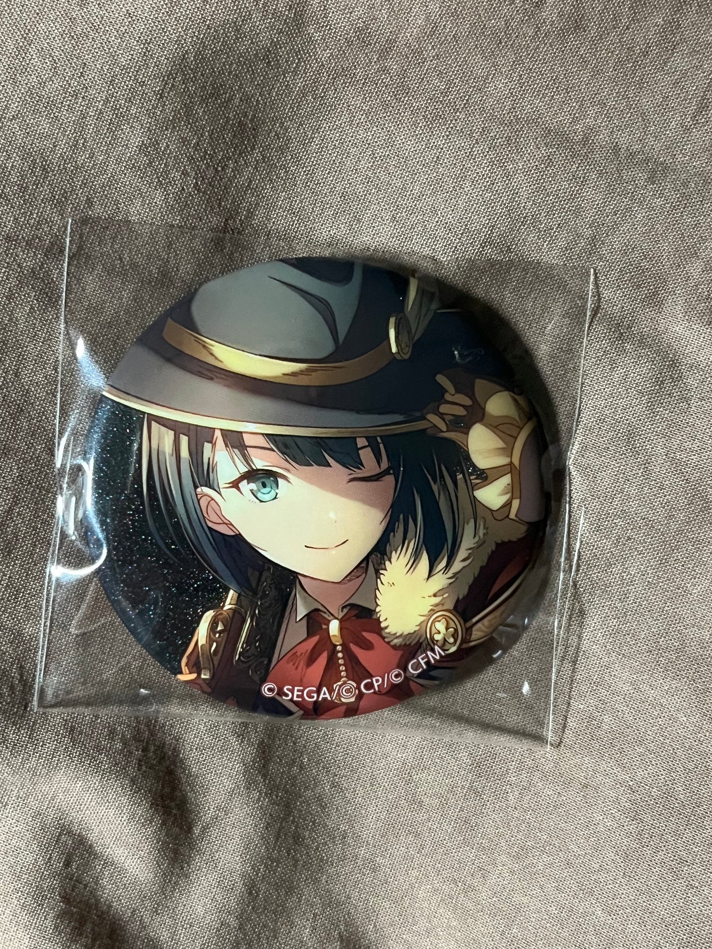 Project Sekai - Haruka Kiritani “Scream!? Welcome to the Wolf Forest!” Circle Glitter Badge [TRAINED]