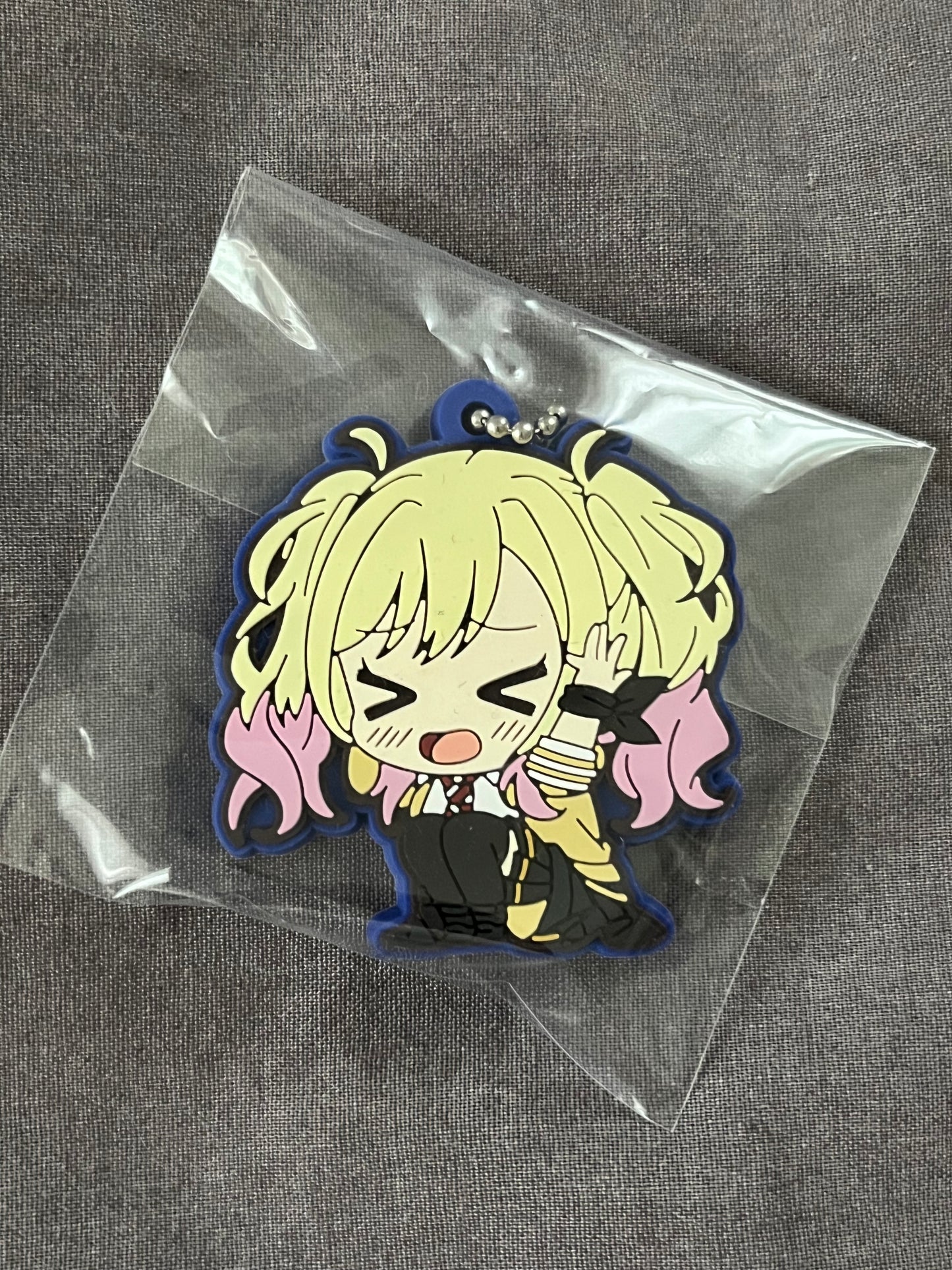 Project Sekai - Saki Tenma “ViVimus Crouch” Rubber Keychain