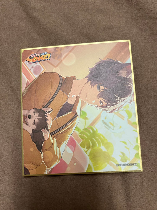 Project Sekai - KAITO "A Curious Rascal" Shikishi Board [TRAINED]