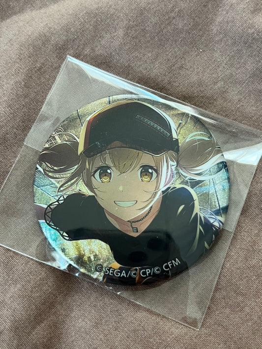 Project Sekai - Kohane Azusawa “BURN MY SOUL” Circle Glitter Badge [TRAINED]