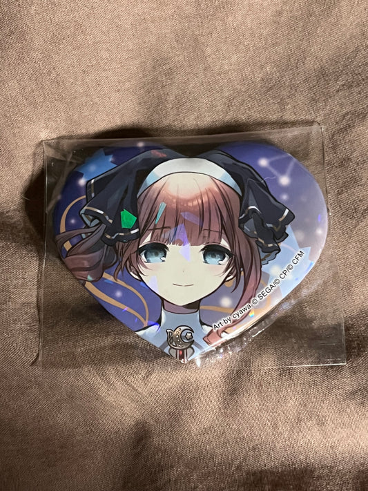 Project Sekai - Honami Mochizuki "STAGE OF SEKAI 2DMV" Holographic Heart Badge