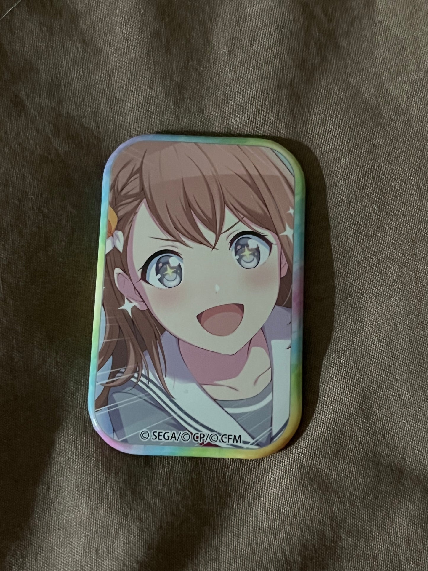 Project Sekai - Minori Hanasato “Passionate Talk!” Square Badge [UNTRAINED]