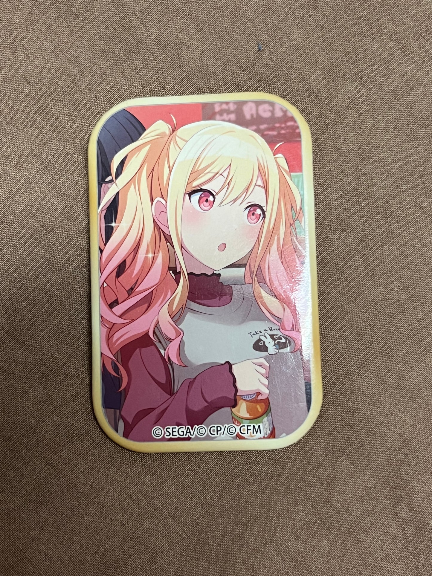Project Sekai - Saki Tenma "Echo My Melody" Square Badge [UNTRAINED]