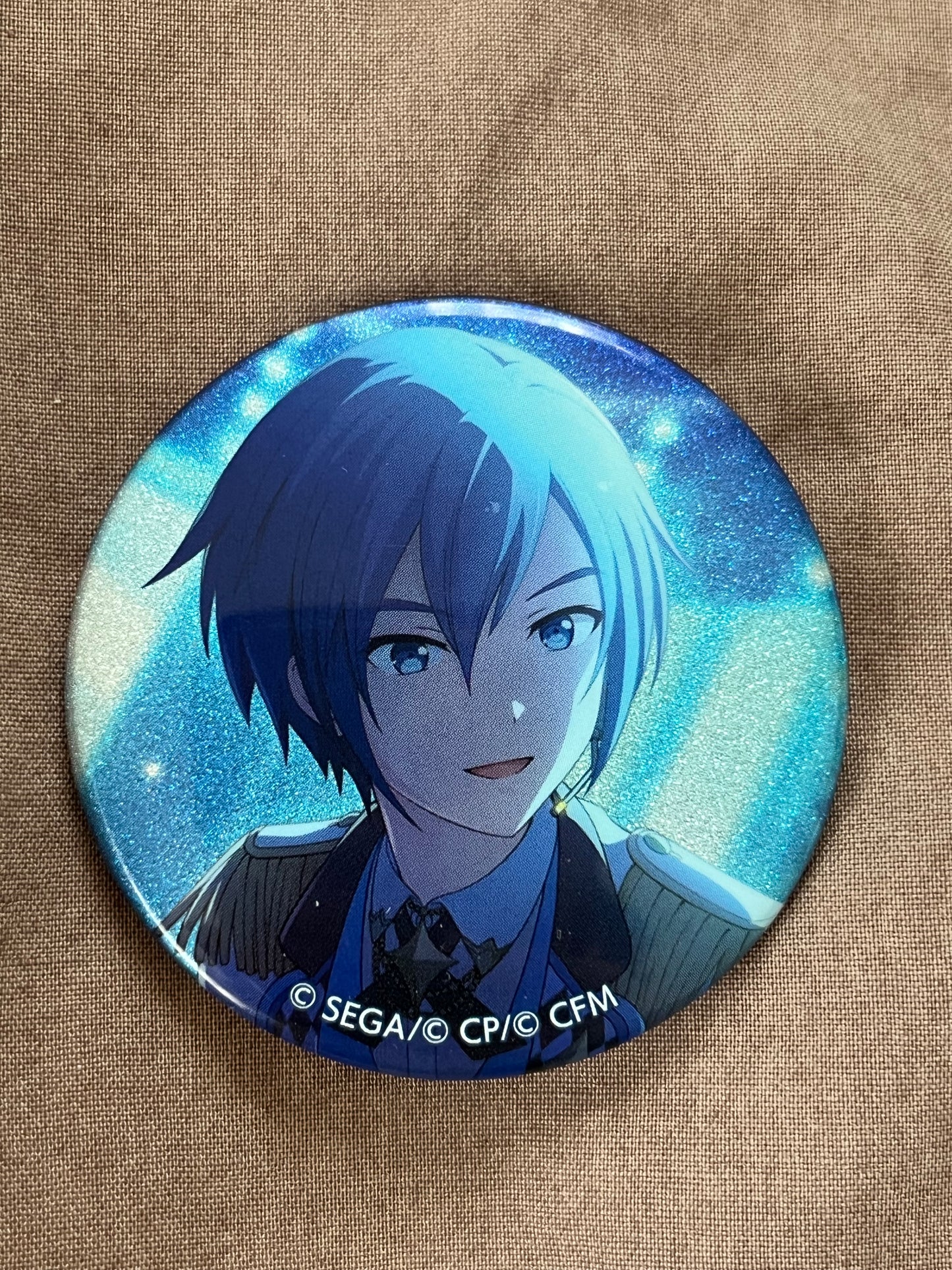 Project Sekai - KAITO "Friendship Rebuilt" Circle Glitter Badge [UNTRAINED]