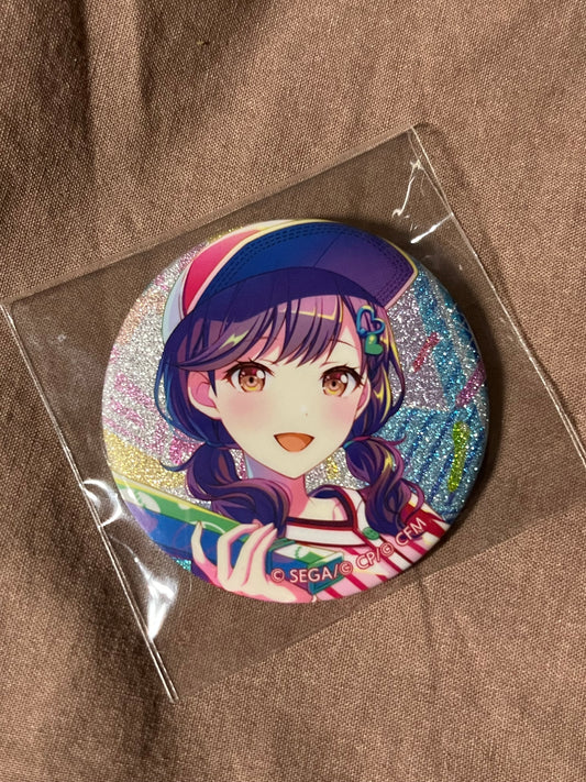 Project Sekai - Ena Shinonome “Let's Enjoy Together! Spojoy Park” Circle Glitter Badge [TRAINED]
