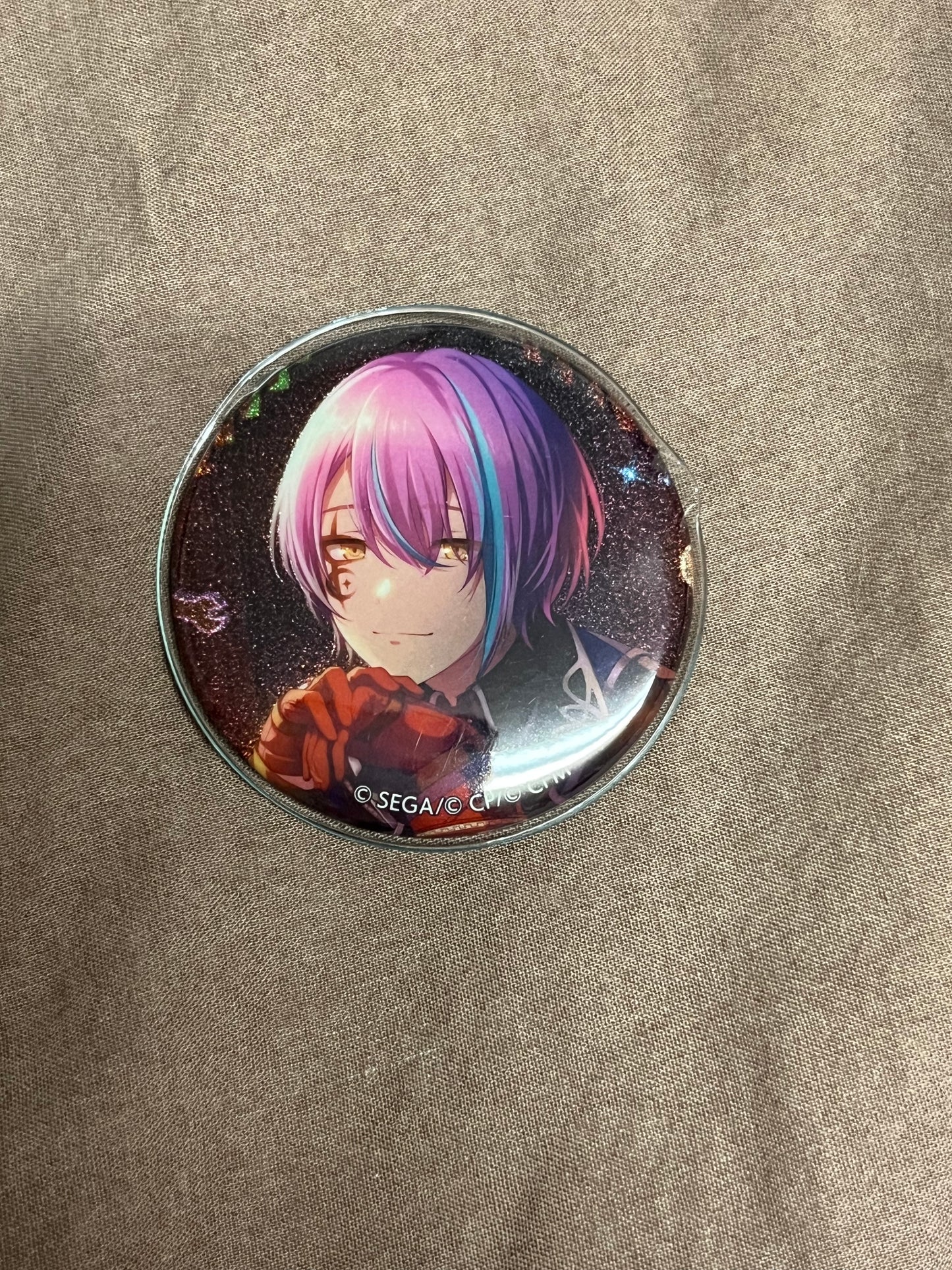 Project Sekai - Rui Kamishiro “Colorful Festival” Circle Glitter Badge [TRAINED]