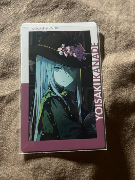 Project Sekai - Kanade Yoisaki “immiscible discord” ePick Card [TRAINED]