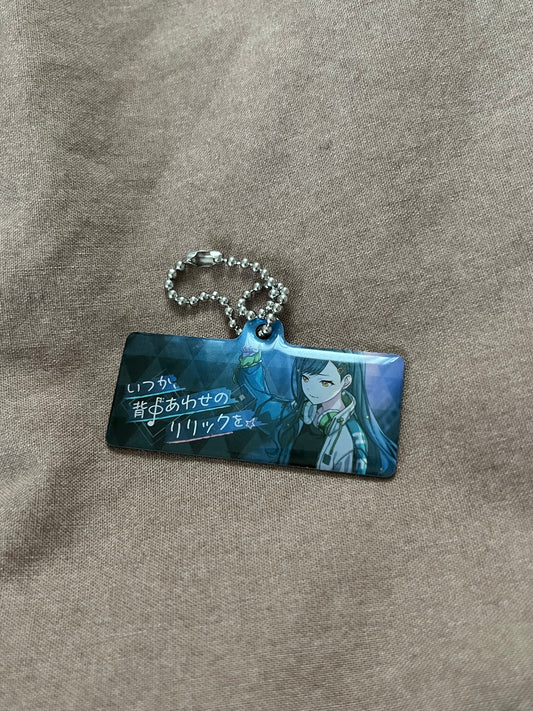 Project Sekai - An Shiraishi "Singing in Sync" Metal Event Keychain [UNTRAINED]