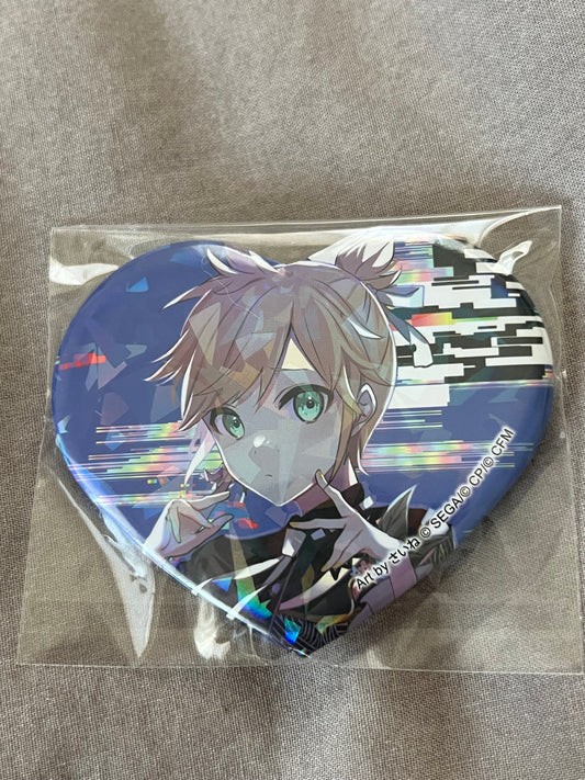 Project Sekai - Kagamine Len "Bug 2DMV" Heart Badge