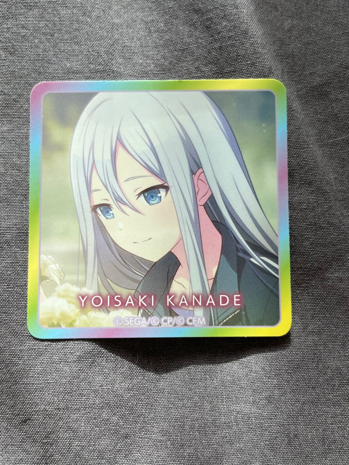 Project Sekai - Kanade Yoisaki "Carnation Recollection" Square Sticker [UNTRAINED]