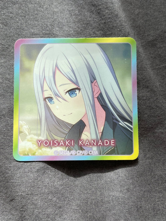Project Sekai - Kanade Yoisaki "Carnation Recollection" Square Sticker [UNTRAINED]
