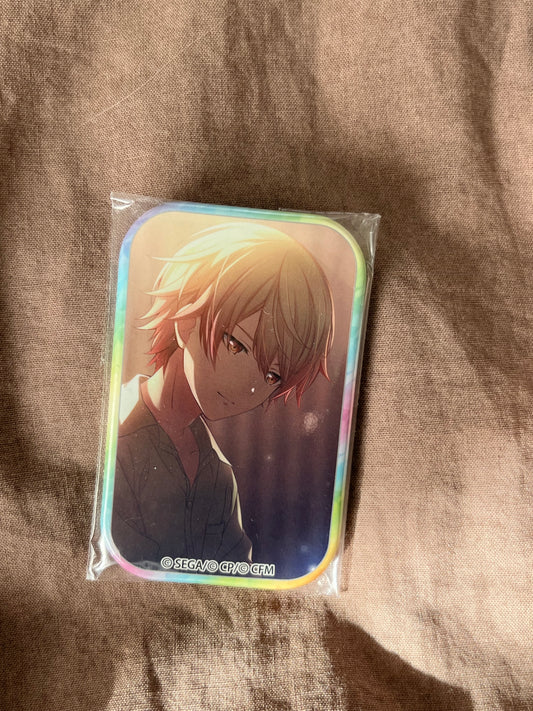 Project Sekai - Tsukasa Tenma "On the Stage of Dazzling Light" Square Badge [UNTRAINED]