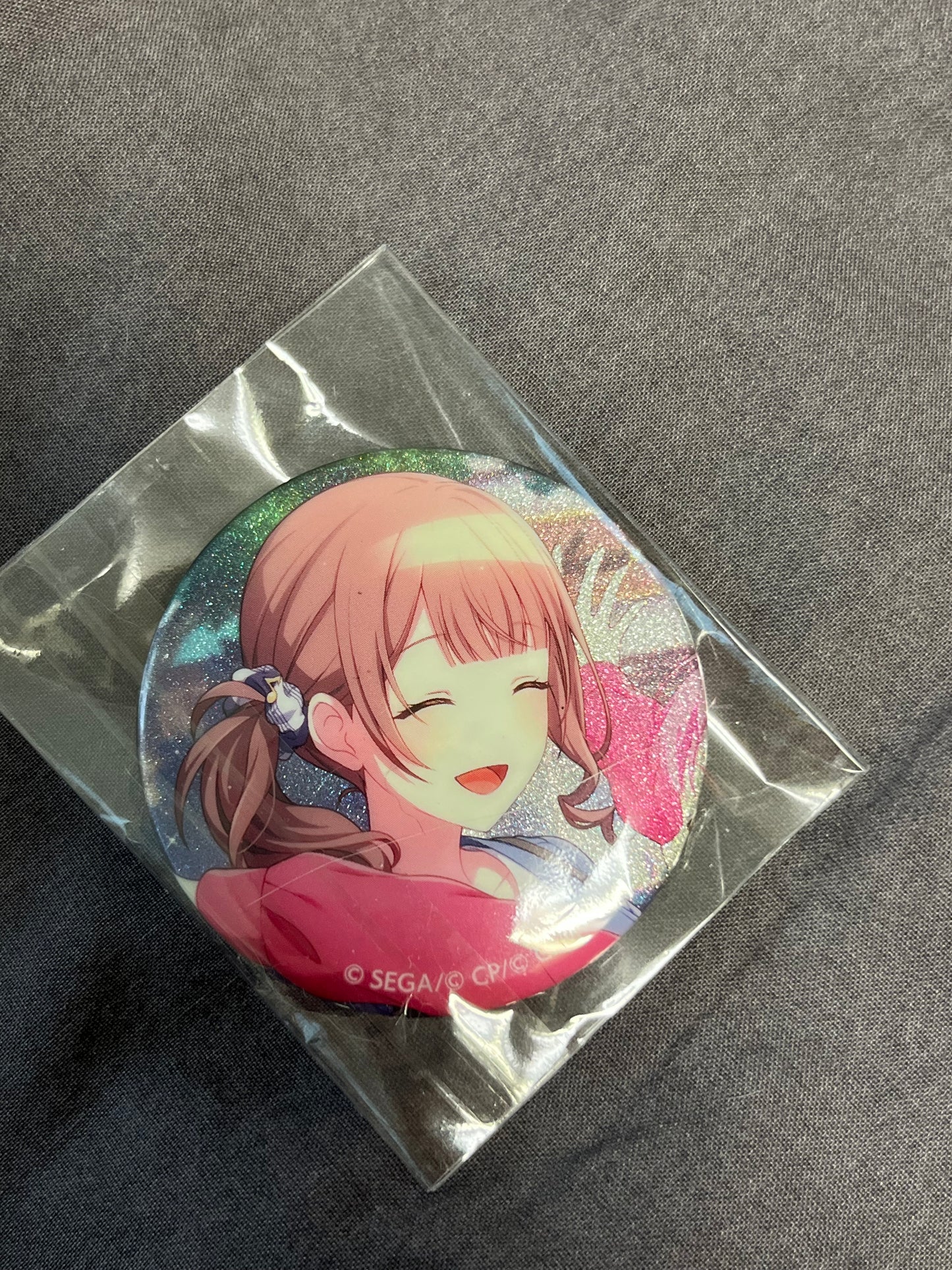 Project Sekai - Honami Mochizuki “With Everyone Who Has Been Supporting Us” Circle Glitter Badge [UNTRAINED]