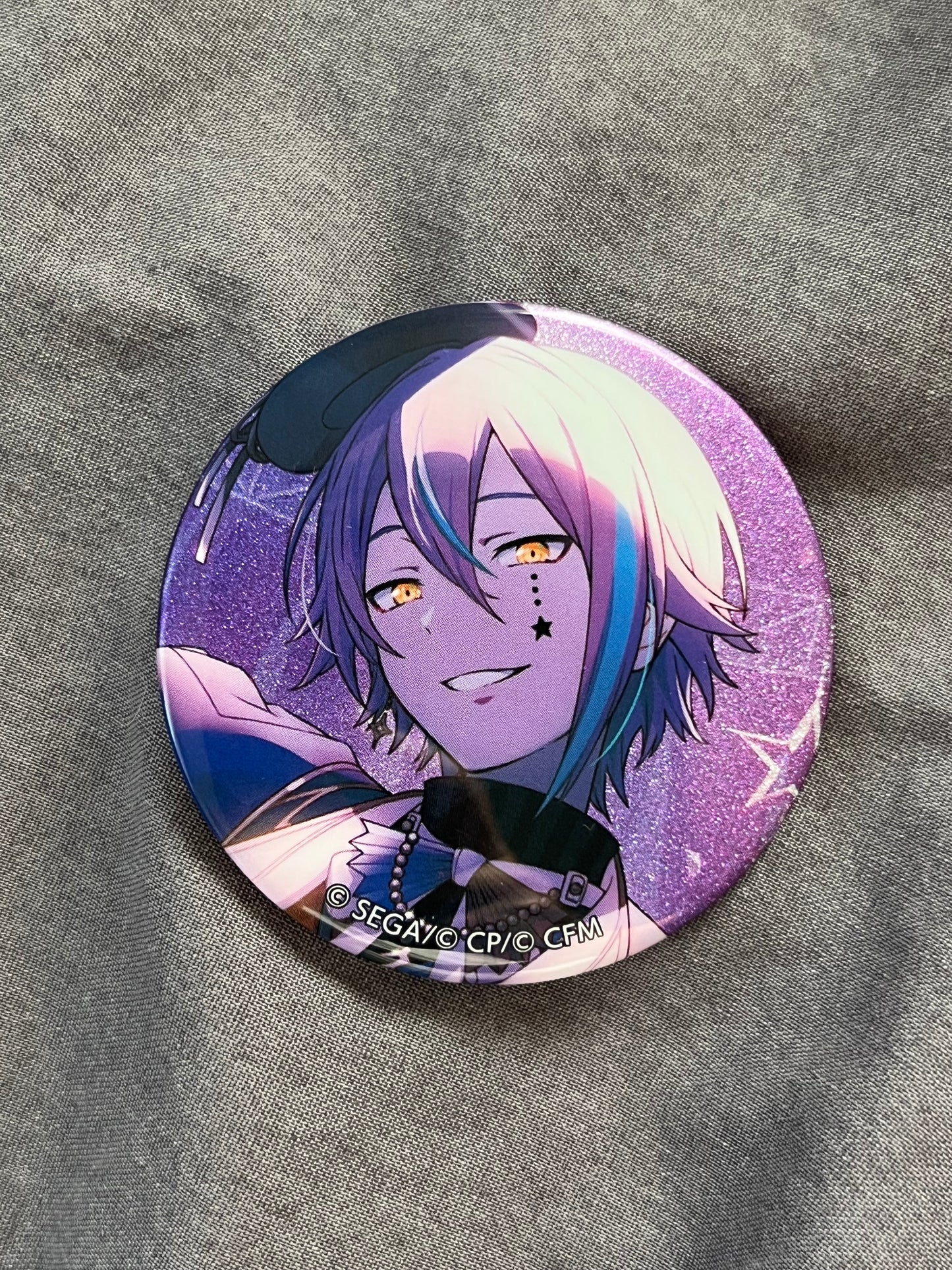 Project Sekai - Rui Kamishiro "The Phoenix in the Distant Sky" Circle Glitter Badge [TRAINED]