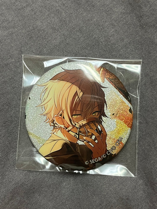 Project Sekai - Akito Shinonome “Kick it up a notch” Circle Glitter Badge [TRAINED]