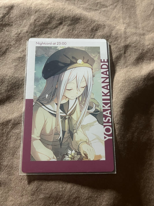 Project Sekai - Kanade Yoisaki “The Tone Played on That Day” ePick Card [TRAINED]