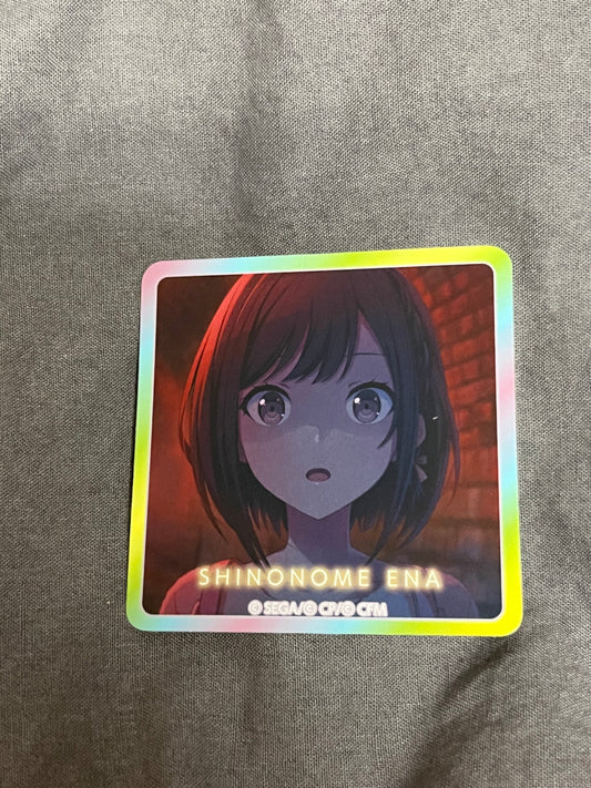 Project Sekai - Ena Shinonome “Secret Distance” Square Sticker [UNTRAINED]