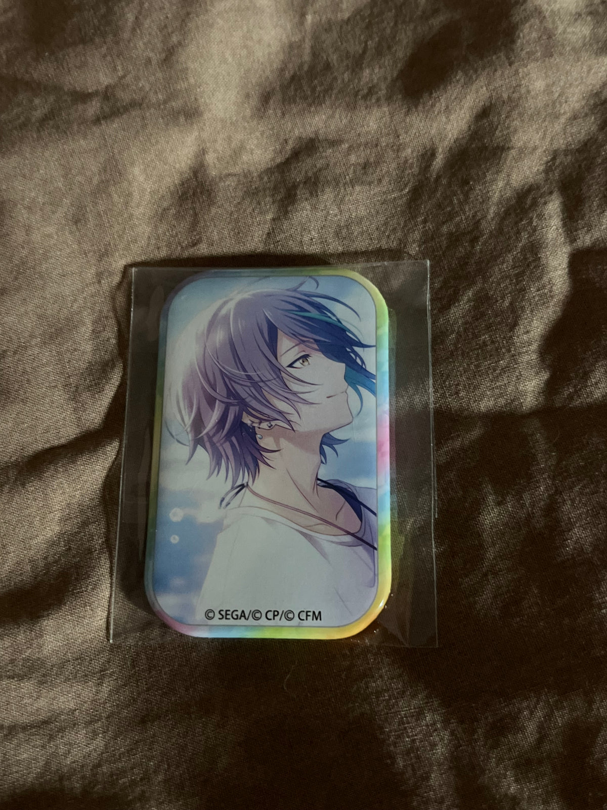 Project Sekai - Rui Kamishiro "The Canary Sings in a Quagmire" Square Badge [TRAINED]