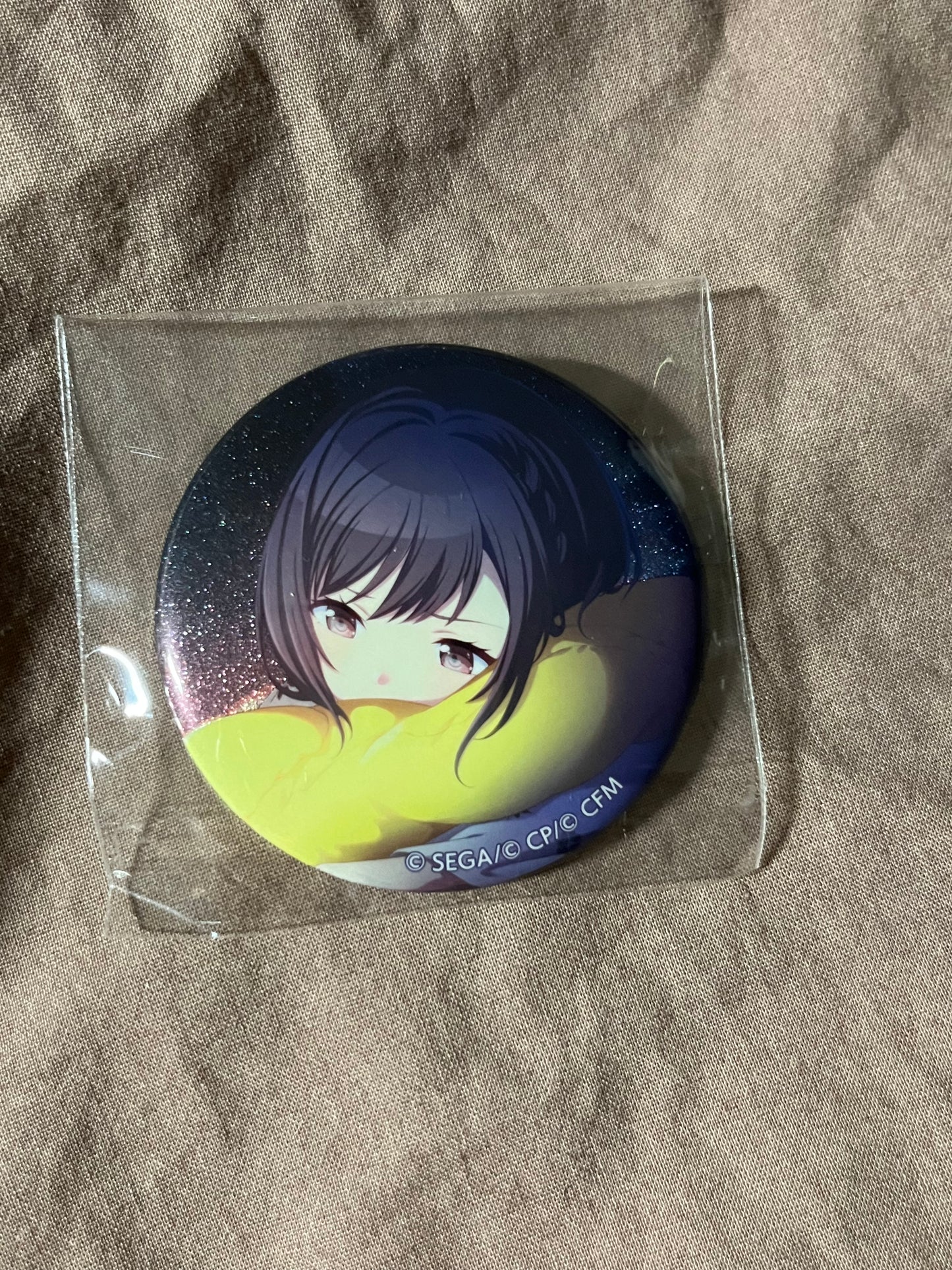 Project Sekai - Ena Shinonome “Mirage of lights” Circle Glitter Badge [UNTRAINED]