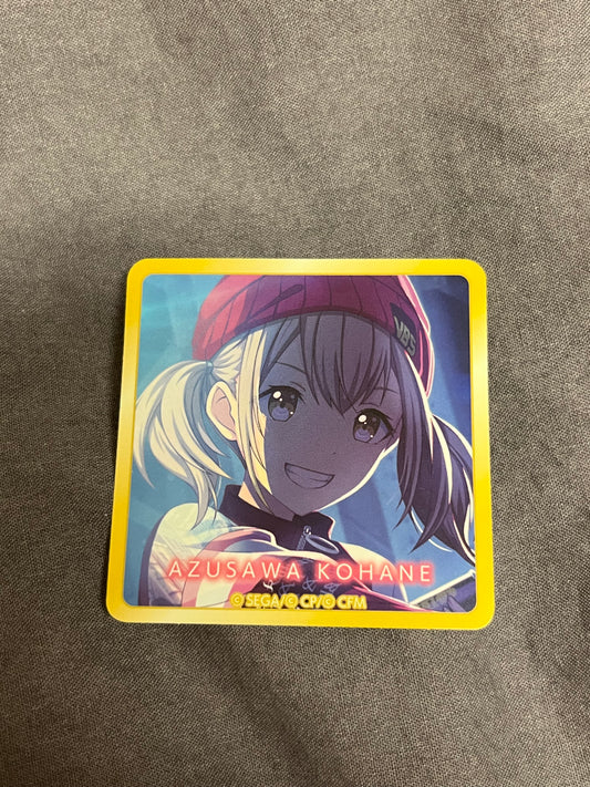 Project Sekai - Kohane Azusawa “STRAY BAD DOG” Square Sticker [TRAINED]