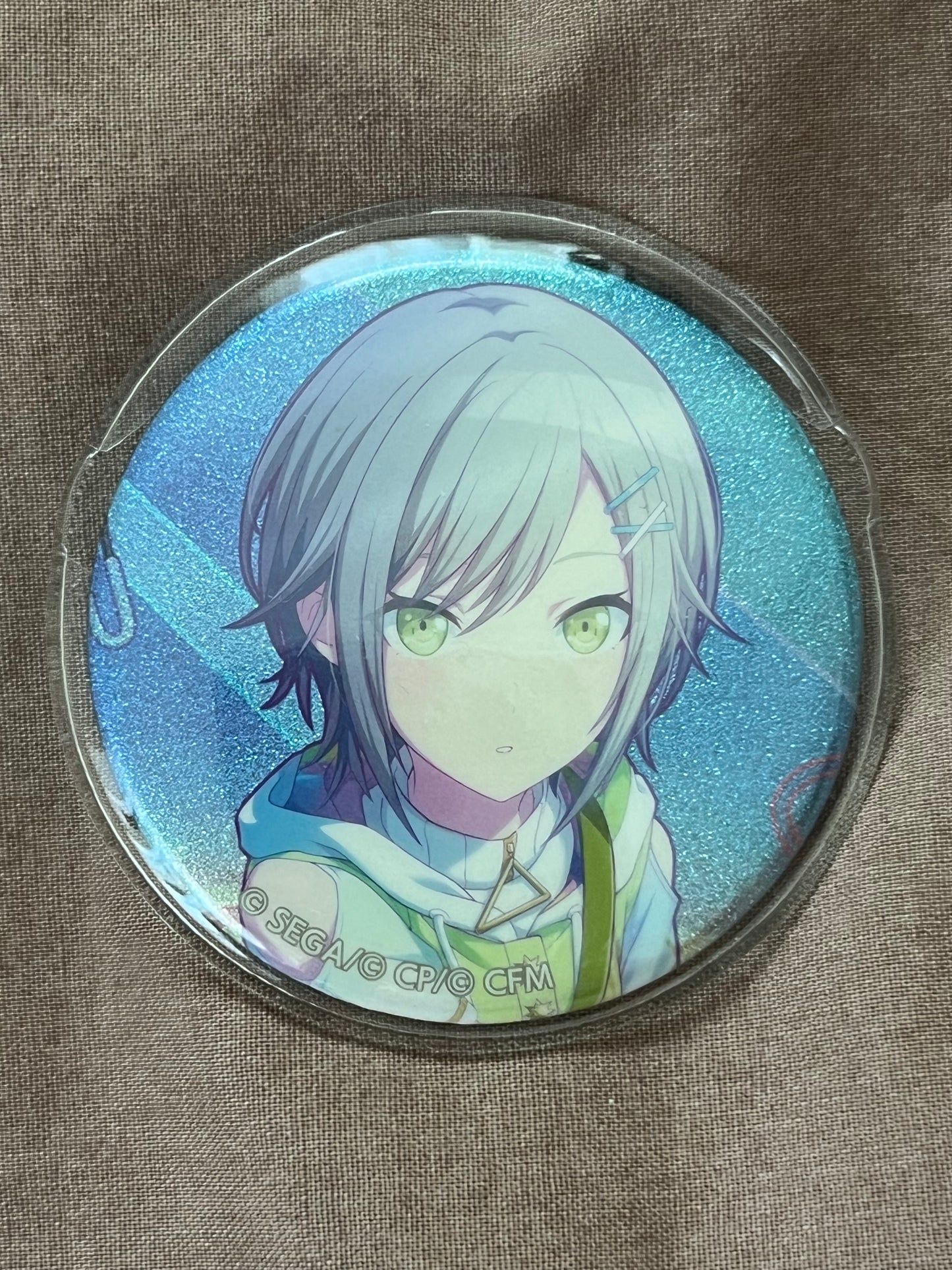 Plastic Circle Pin Badge Cover Protector