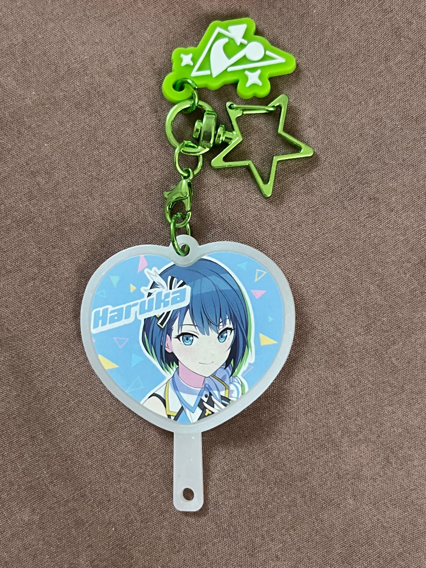 Project Sekai - Haruka Kiritani "Uchiwa Charm Collection" Plastic Keychain