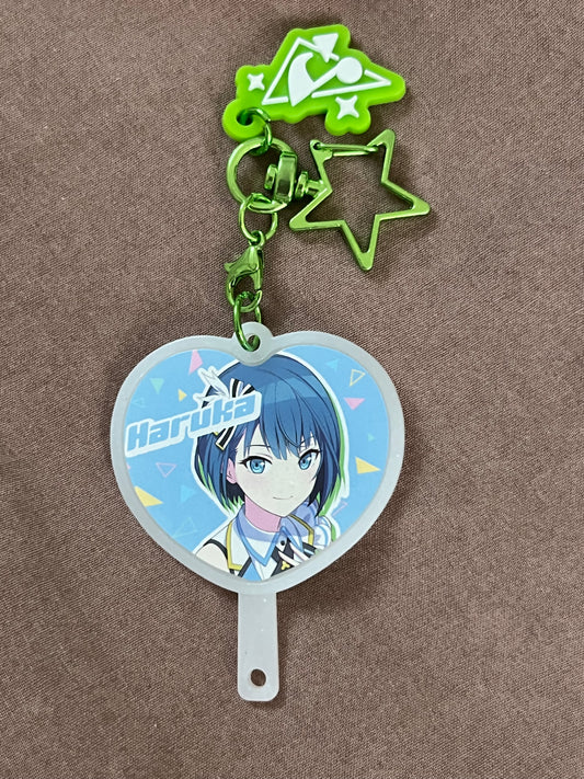 Project Sekai - Haruka Kiritani "Uchiwa Charm Collection" Plastic Keychain