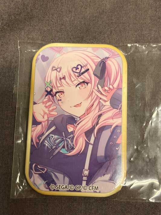 Project Sekai - Mizuki Akiyama "Hope Will Someday Go Beyond the Morning" Square Badge [TRAINED]