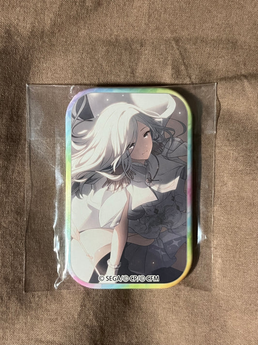 Project Sekai - Shizuku Hinomori “Draw Your Bow in This White World” Square Badge [TRAINED]