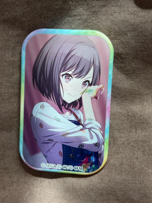 Project Sekai - Ena Shinonome "I Don't Want to Give Up" Square Badge [UNTRAINED]