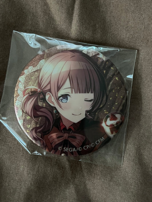 Project Sekai - Honami Mochizuki “Memories Carried by the Scent of Candles” Circle Glitter Badge [TRAINED]