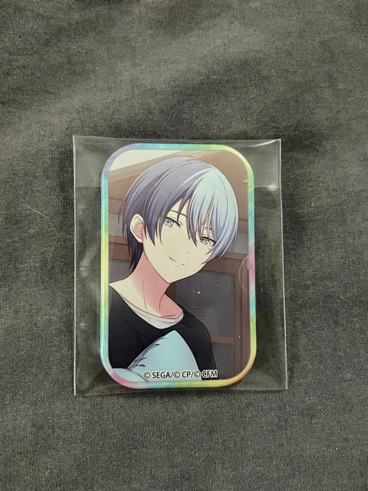 Project Sekai - Toya Aoyagi "Never Give Up Cooking!" Square Badge [UNTRAINED]