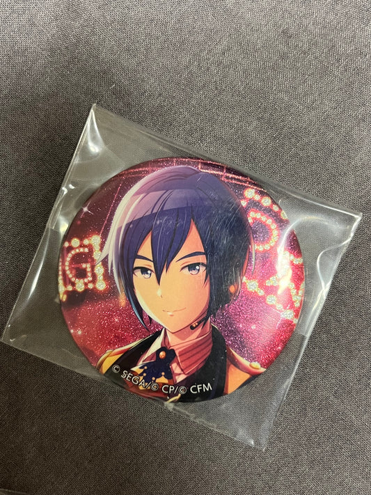 Project Sekai - KAITO “Full Power! Wonder Halloween!” Circle Glitter Badge [TRAINED]