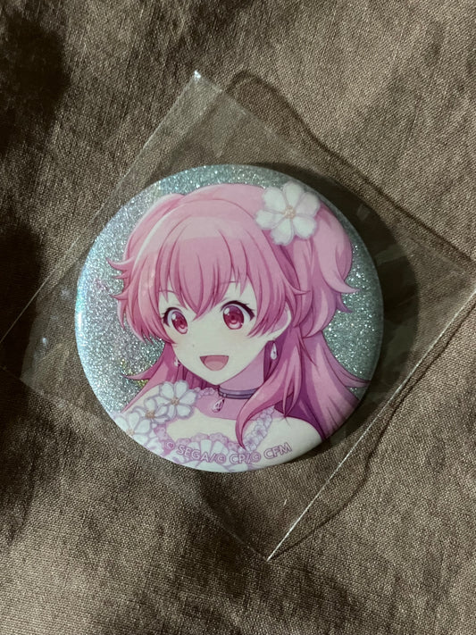 Project Sekai - Airi Momoi “Color of Myself!” Circle Glitter Badge [TRAINED]