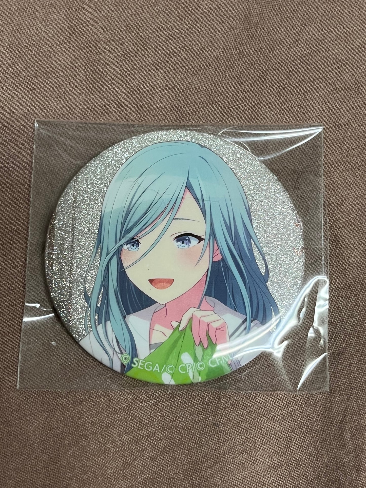 Project Sekai - Shizuku Hinomori “Dear My Past Self” Circle Glitter Badge [UNTRAINED]