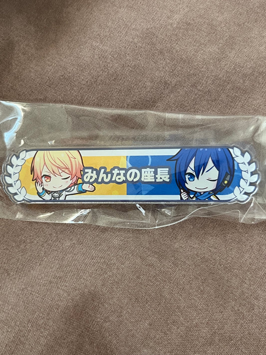 Tsukasa Tenma & KAITO “Everyone's Troupe Leader” Kizuna Rank Acrylic Badge