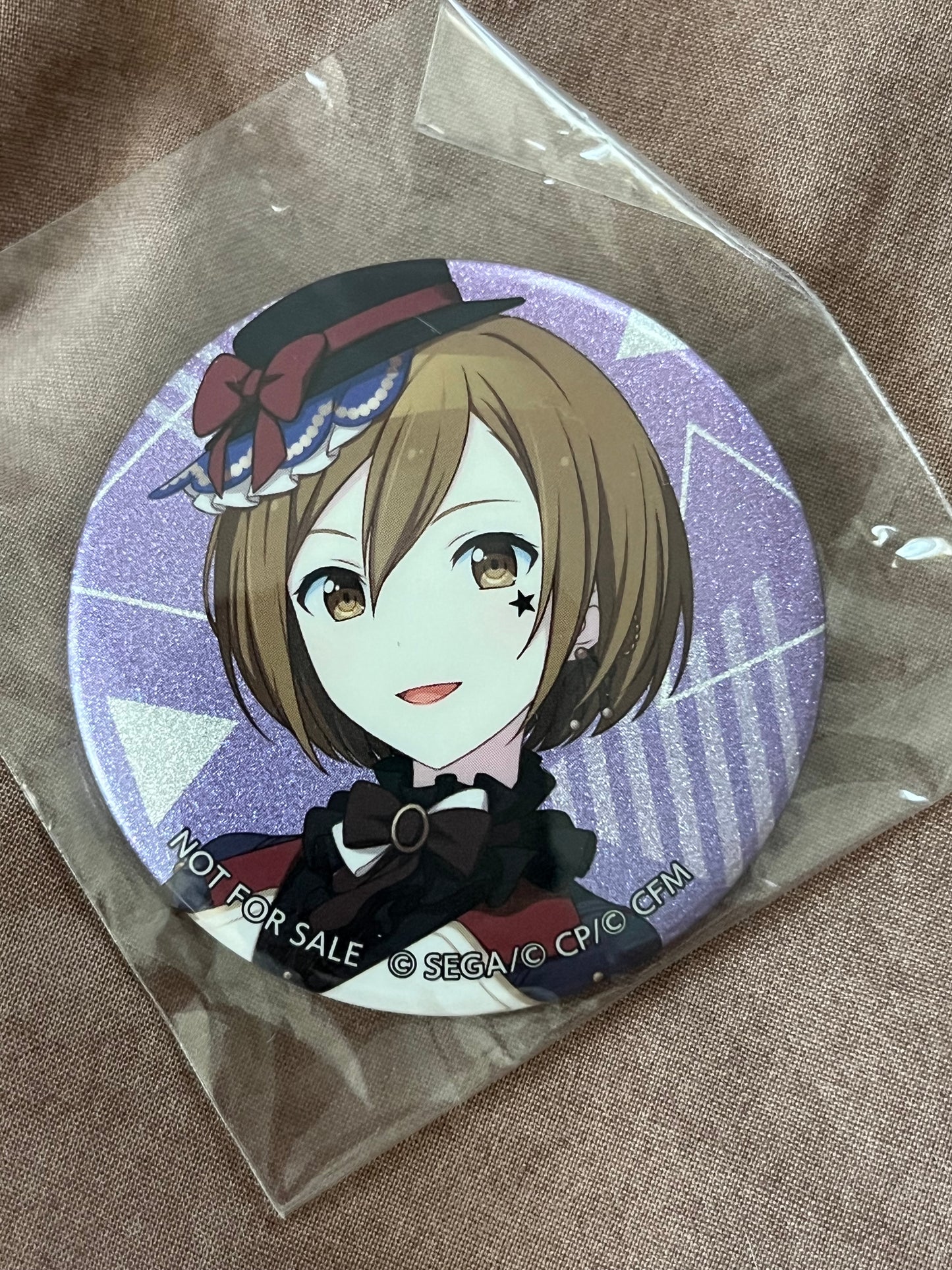 Project Sekai - MEIKO "Strength From Kindness" Circle Glitter Badge