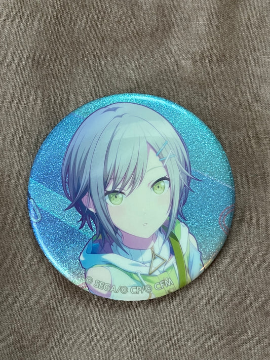 Project Sekai - Shiho Hinomori "Lunchtime Chat" Circle Glitter Badge [TRAINED]
